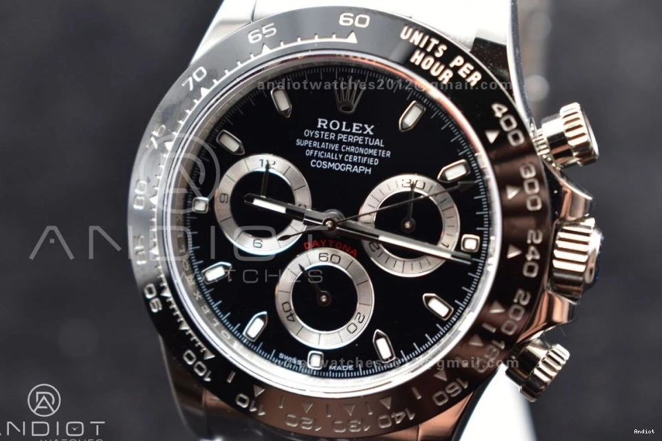 SS Thermal Dial 904L SH Black and Case Edition APSF Daytona 116500 733 Best Bracelet 1:1 0714